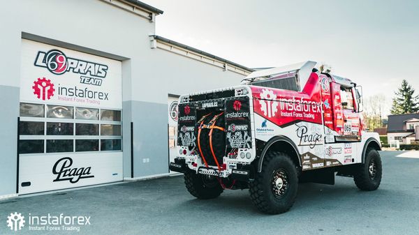 Loprais teste le camion Praga V4S DKR pour le rallye Dakar 2020